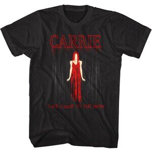 Take Carrie To Prom Drip Possessed Horror Film Retro Halloween Fan Gift T-Shirt